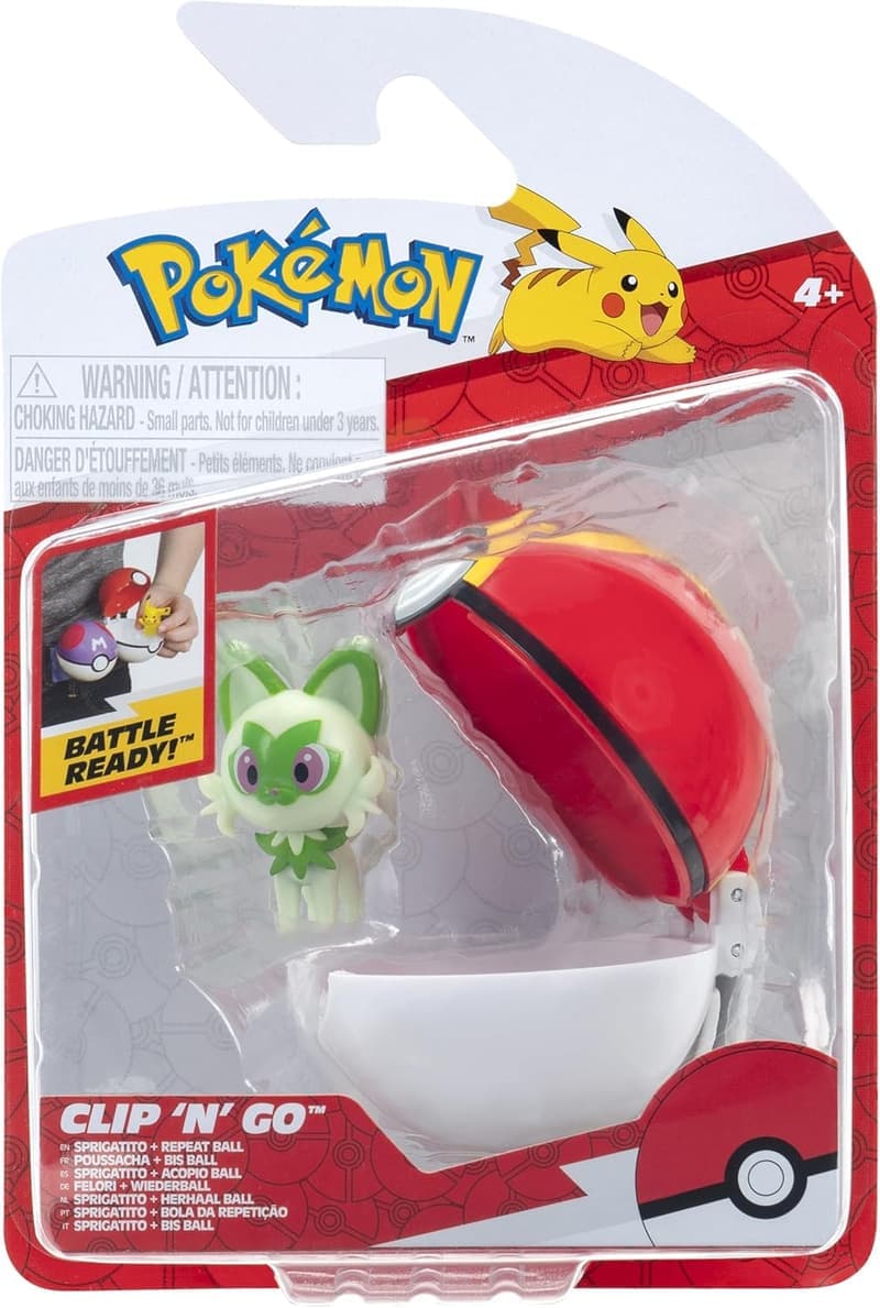 Pokémon Clip and Go Pokéball mit Felori - Offizieller Pokéball