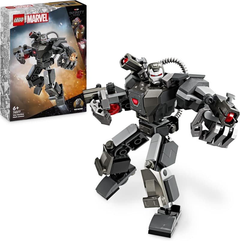 LEGO Marvel War Machine Mech – Baubares Spielzeug für Kids ab 6 Jahren