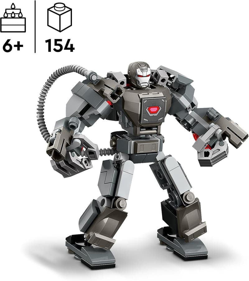 LEGO Marvel War Machine Mech – Baubares Spielzeug für Kids ab 6 Jahren