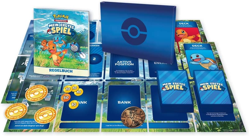 Pokémon-Sammelkartenspiel für Kinder: Glumanda und Schiggy Mini-Decks