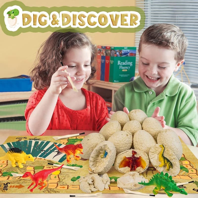 Dinosaurier Ausgrabungsset für Kinder ab 4 Jahren – Geschenkidee für Jungs