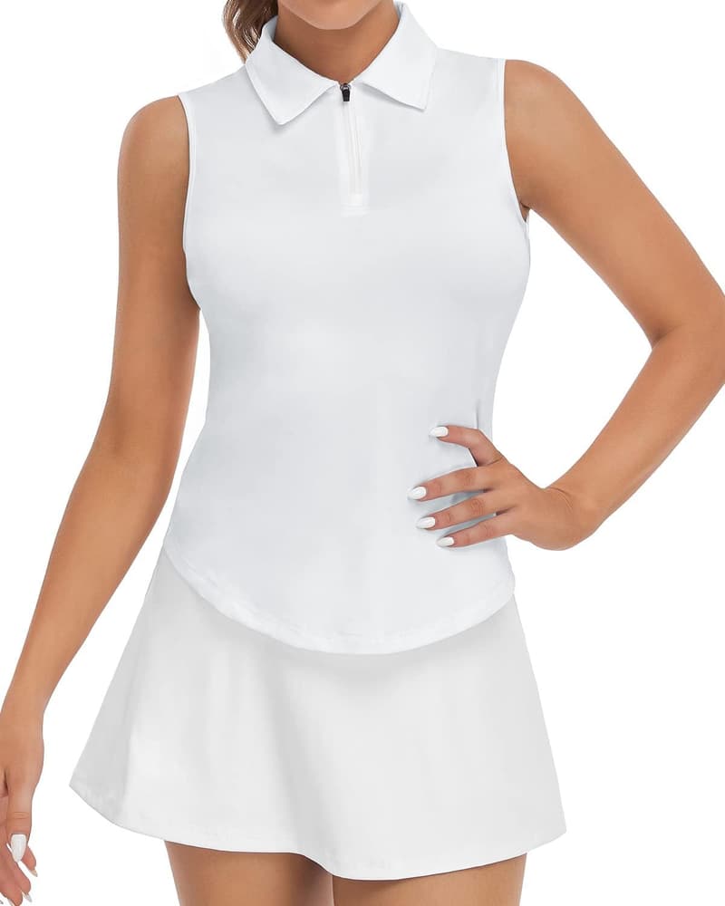 Atmungsaktives Golf Polohemd für Damen – ärmellos und leicht