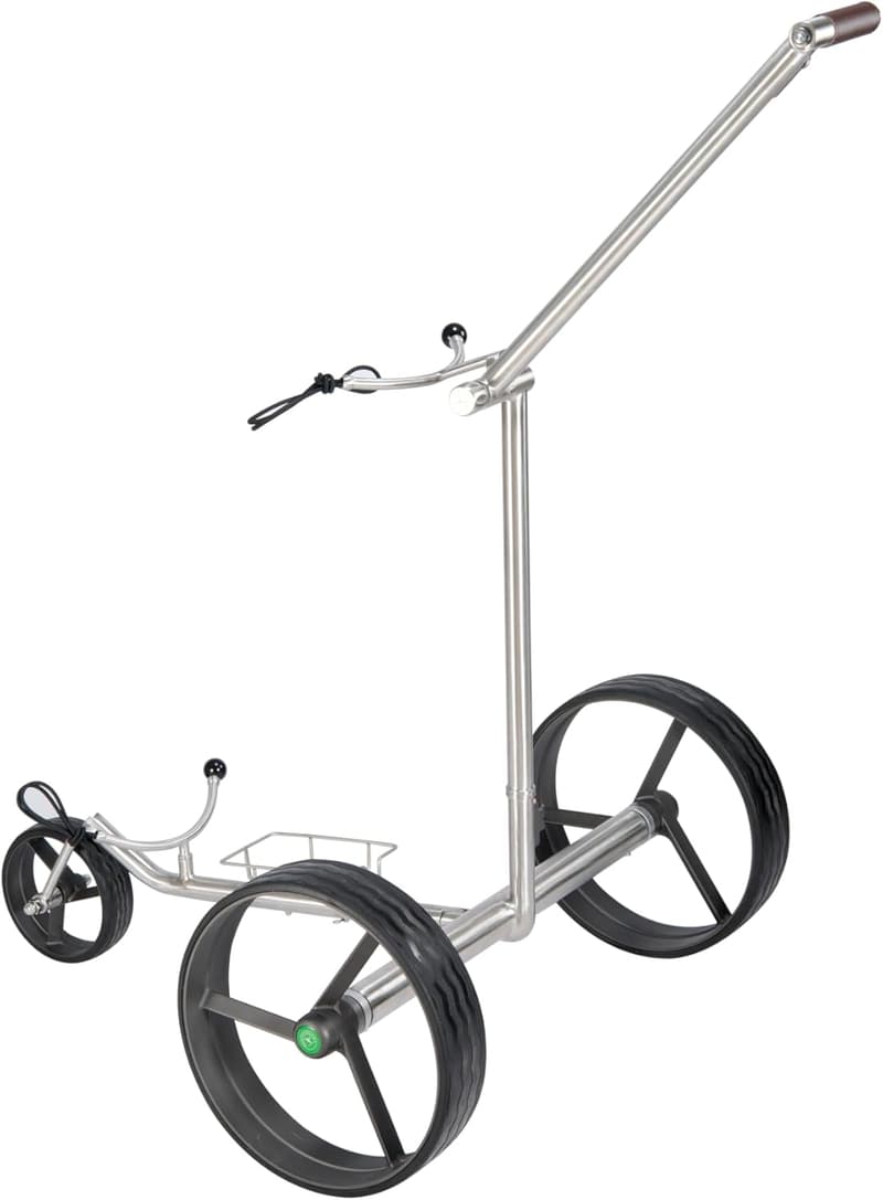 Parccurate K3 Elektro-Golftrolley mit Fernbedienung, Titanoptik