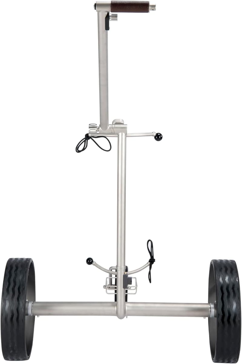 Parccurate K3 Elektro-Golftrolley mit Fernbedienung, Titanoptik