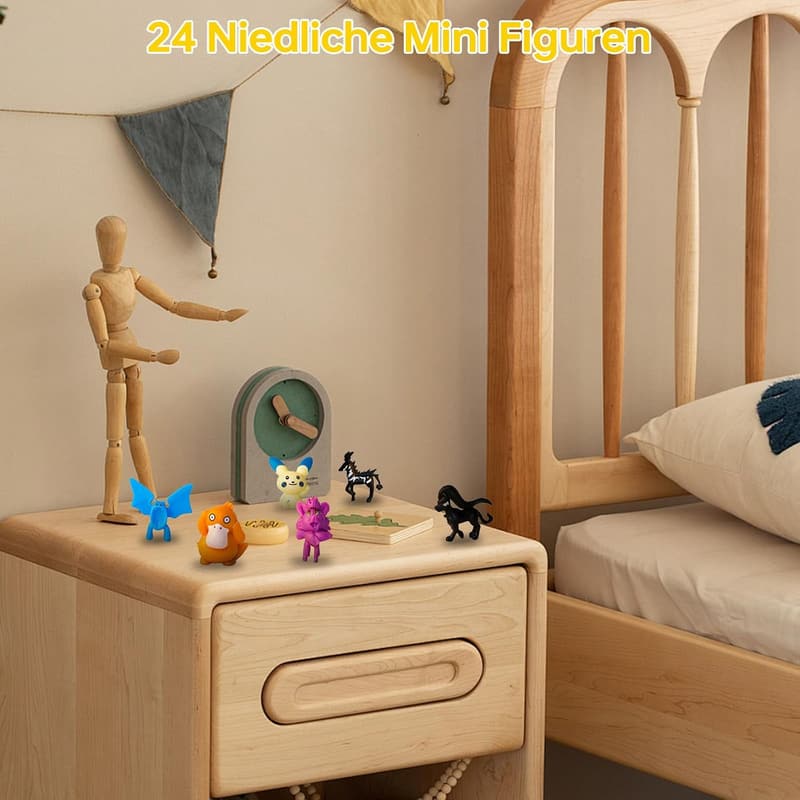 Kindergeburtstag Mitgebsel Set 98-teilig mit Figuren, Armbändern und Stickern