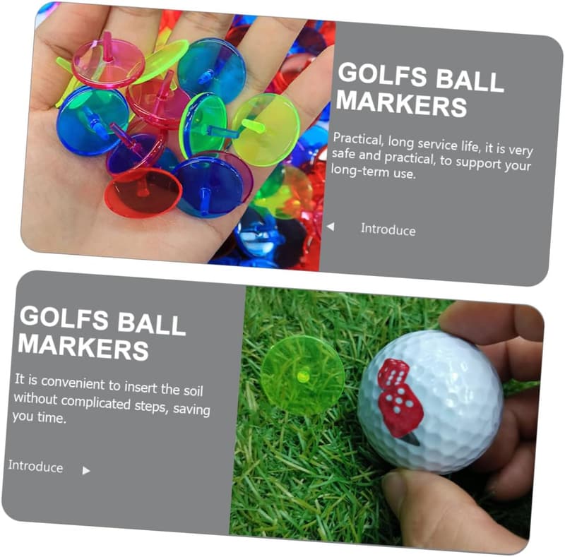 Golfmarkierungswerkzeug für präzises Putten – Golfzubehör, zufällige Farbe