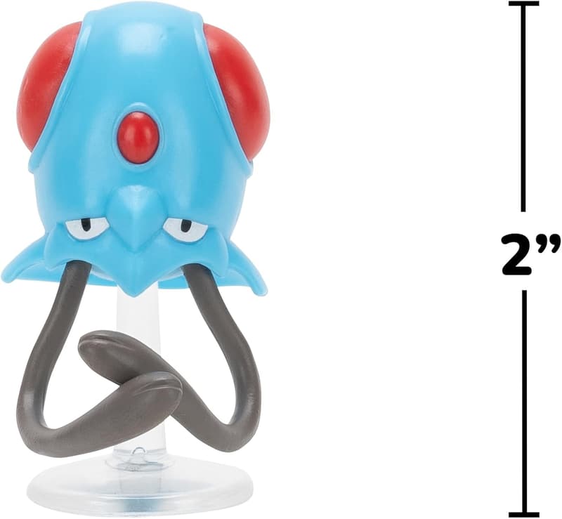 Pokémon Clip and Go Pokéball mit Tentacha - 5 cm Figur