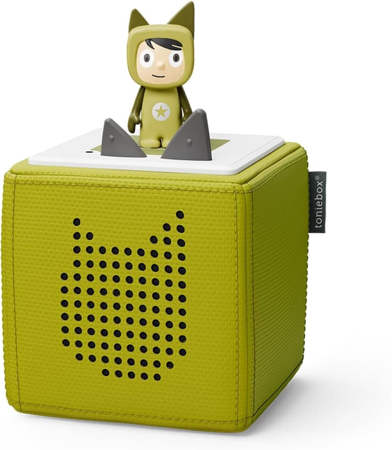 Toniebox Starter Set - Kabelloser Audioplayer für Kinder, Grün