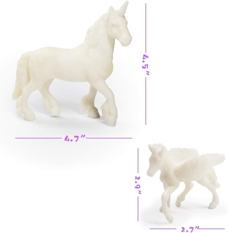 DIY Einhorn Malset für Kinder – 3D Kunsthandwerk Geschenk (6 Einhörner)