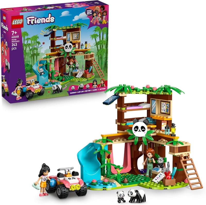 LEGO Friends Panda-Pflegestation mit Mini-Puppen und Pandas, ab 7 Jahren