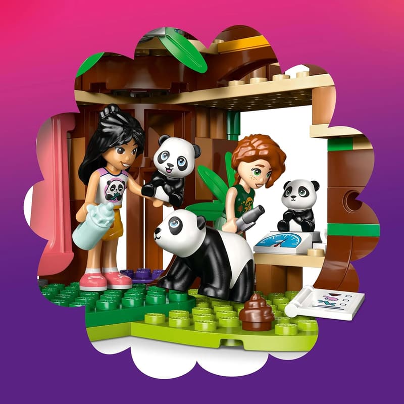LEGO Friends Panda-Pflegestation mit Mini-Puppen und Pandas, ab 7 Jahren