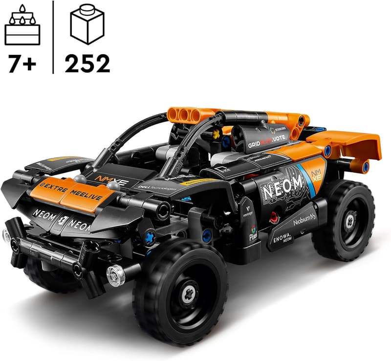 LEGO Technic McLaren Extreme E - Baubares Rennwagen-Set für Kinder ab 7 Jahren
