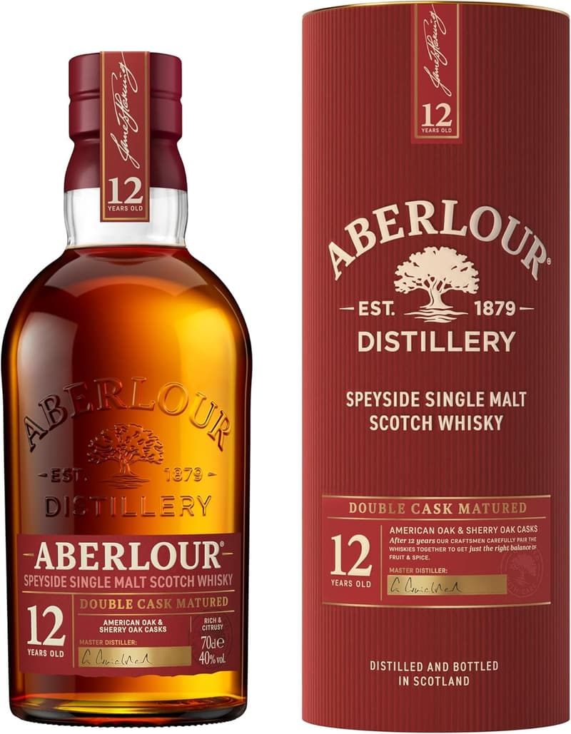 Aberlour 12 Jahre Single Malt Whisky in Geschenkverpackung – 0,7 l