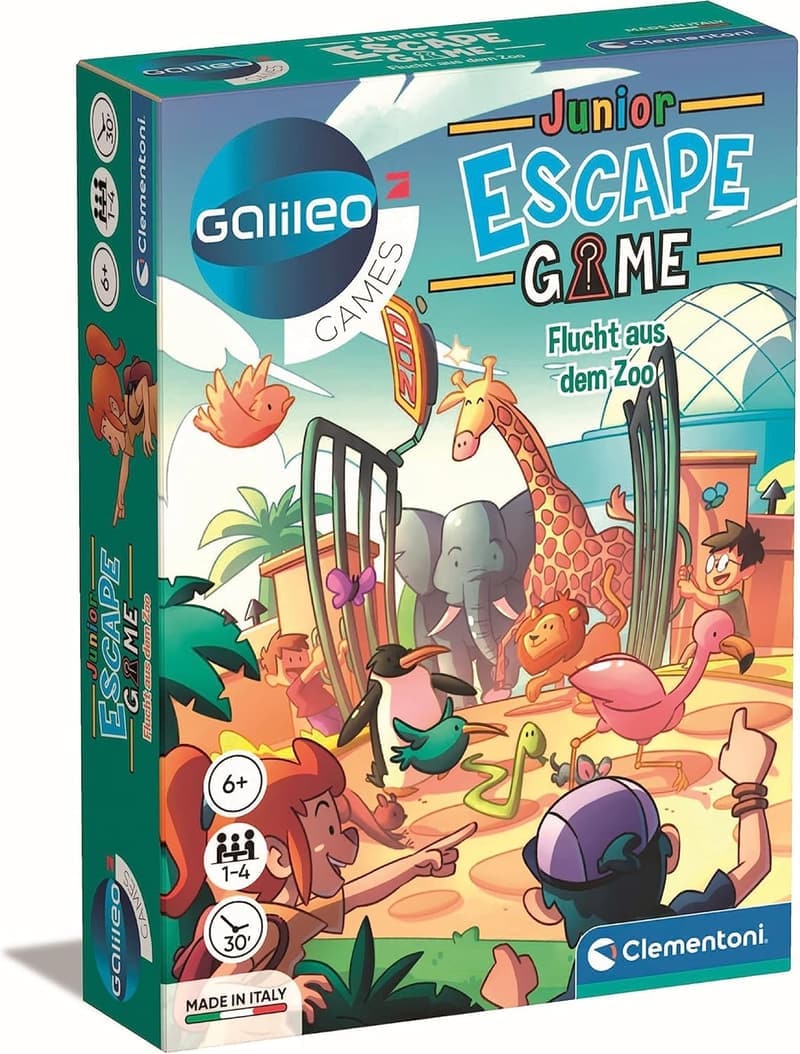 Galileo Flucht aus dem Zoo - Escape Spiel für Kinder ab 6 Jahren