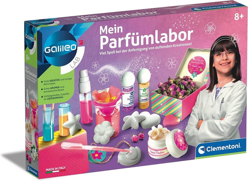 Clementoni Parfümlabor – Experimentierkasten für Kinder ab 8 Jahren