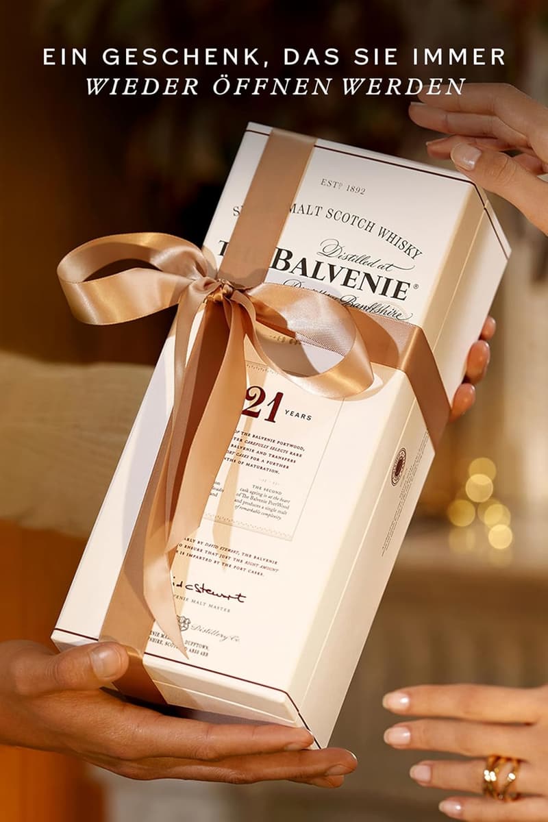 Balvenie Portwood 21 Jahre Single Malt Whisky in Geschenkverpackung, 70cl