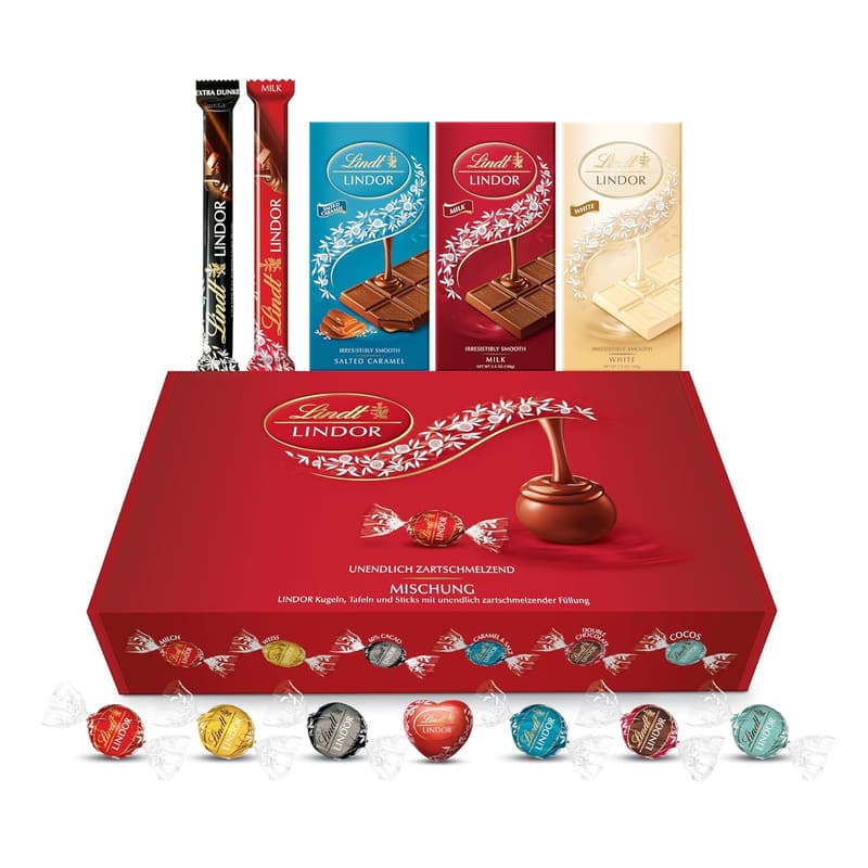 Vatertagsgeschenk: Lindt Lindor Pralinengeschenk 862g (42 Stück)