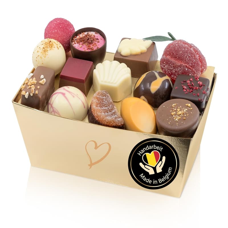 Sommeredition: Handverarbeitete belgische Luxus-Pralinen 500g