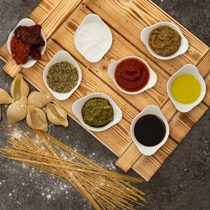 Italienisches Geschenkset „Pisa“ – Geschenkkorb mit Pasta & Olivenöl für Paare