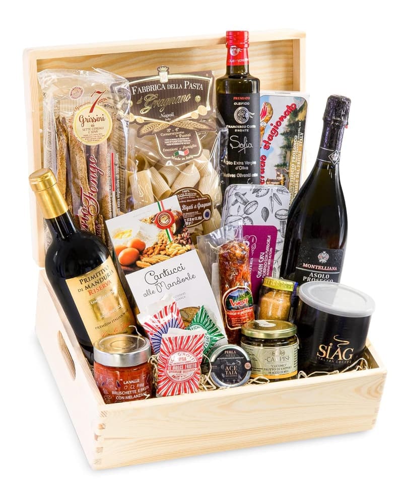 Gourmet Geschenkset in Schatztruhe für Feinschmecker