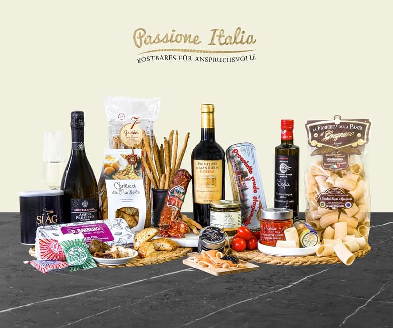 Gourmet Geschenkset in Schatztruhe von Passione Italia
