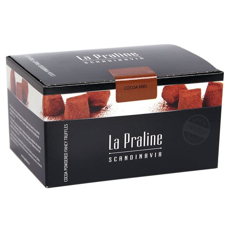 La Praline Schokotrüffel mit Kakaosplittern, 200g, ca. 20-22 Stück
