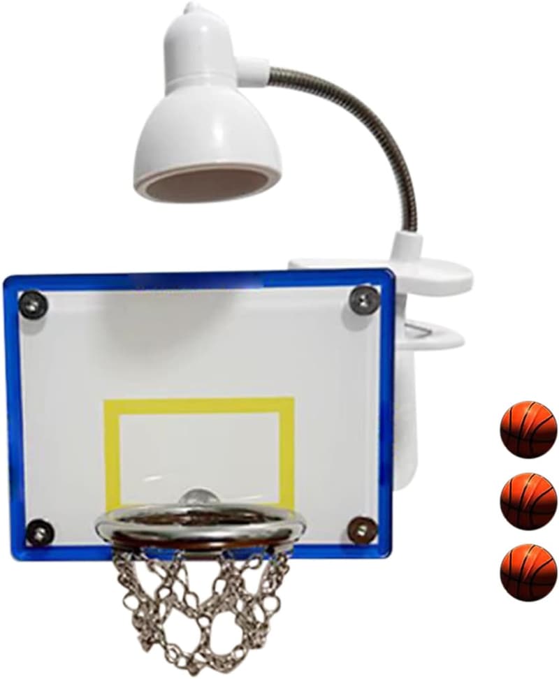 Beleuchtungsset für Basketballkorb mit 5 Bällen – Sportliche Wanddekoration