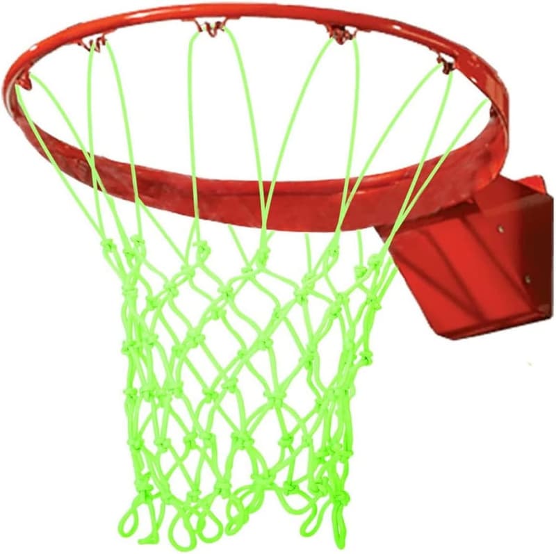 Leuchtendes Basketballnetz mit 12 Schlaufen – tragbar und langlebig