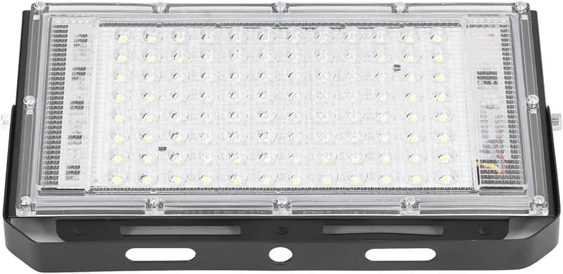 100W Flutlichter Außen, IP66 wasserdicht, 10.000 Lumen, kühles Weiß