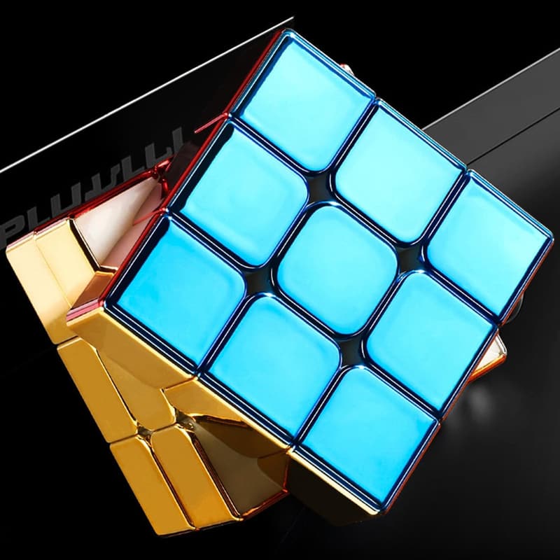 Spiegel-Zauberwürfel 3x3 – Reflektierende, reguläre Version für Fans