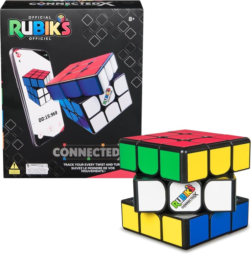 Rubik's ConnectedX - Bluetooth 3x3 Puzzle-Cube für Einsteiger ab 8 Jahren