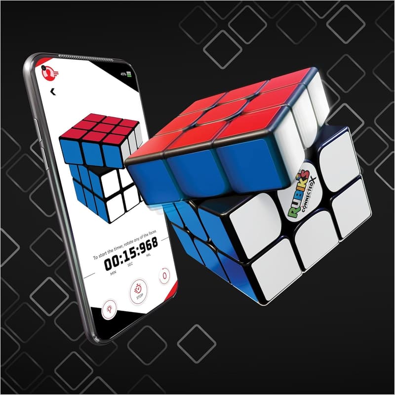 Rubik's ConnectedX - Bluetooth 3x3 Puzzle-Cube für Einsteiger ab 8 Jahren