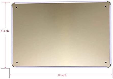 Retro Metall-Blechschild mit amerikanischem Flaggenmuster für Zuhause