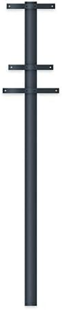 Metzler Briefkastenständer zum Einbetonieren, freistehend, 150 cm, Anthrazit RAL 716