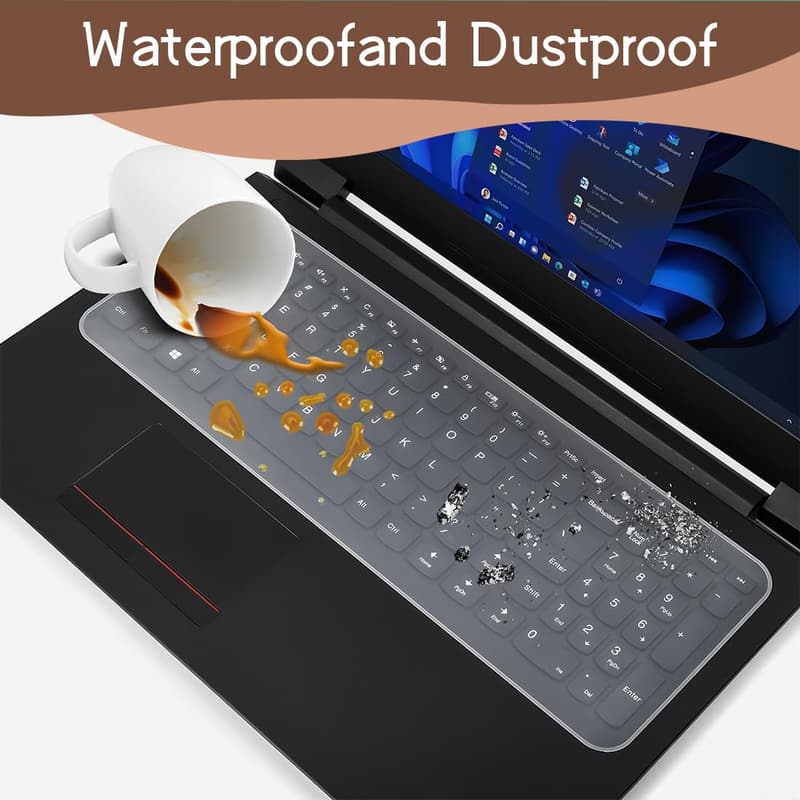 Ultra dünne Wasserdichte Silikon Tastaturabdeckung für 13-14 Zoll Laptops