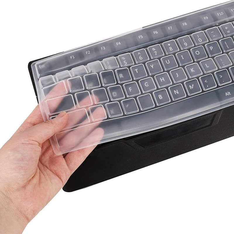 Ultradünner wasserdichter Tastaturschutz aus Silikon (2 Stück)