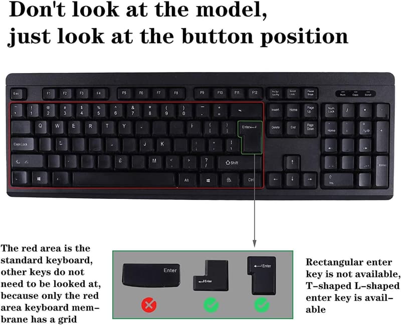 Ultradünner wasserdichter Tastaturschutz aus Silikon (2 Stück)