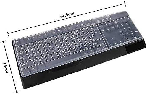 Ultradünner wasserdichter Tastaturschutz aus Silikon (2 Stück)
