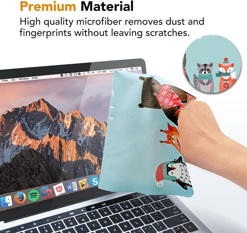 Tastaturschutz und Mikrofasertuch für 13 Zoll MacBook - 3 in 1 Set