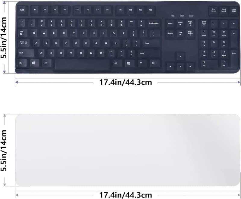 Universal Silikon Tastaturschutzfolie für Desktop-Computer