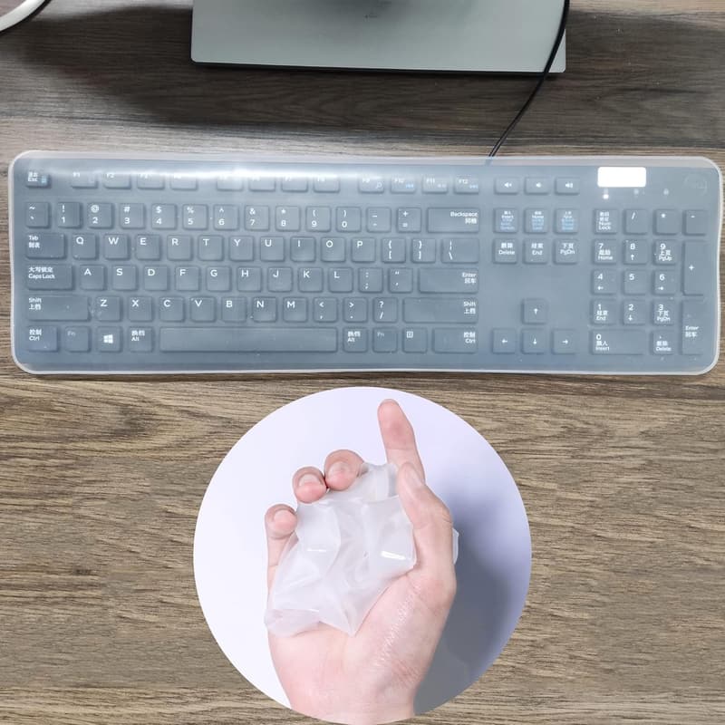 Universal Silikon Tastaturschutzfolie für Desktop-Computer