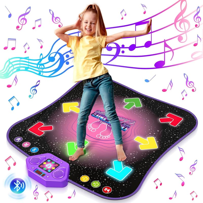 Tanzmatte mit Bluetooth für Kinder – Geschenke für Mädchen und Jungen