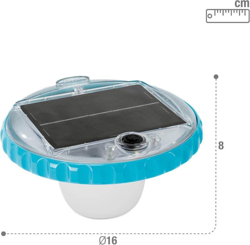 Intex Solar-LED Poolleuchte mit 2 Modi – Schwimmende Lichtboje