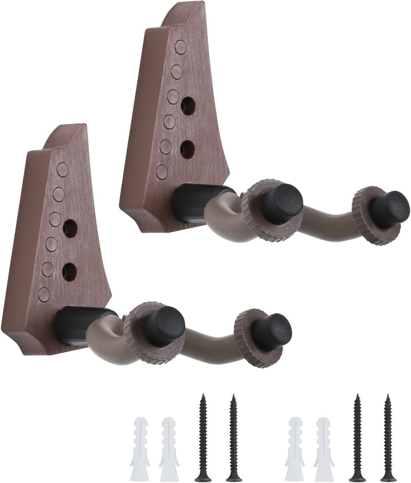 Gitarren Wandhalterung – 2er Set für akustische Instrumente