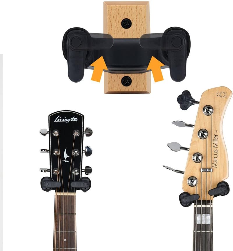 Wandhalterung für Western-Gitarre – Gitarrenhalter für Akustik und E-Gitarre