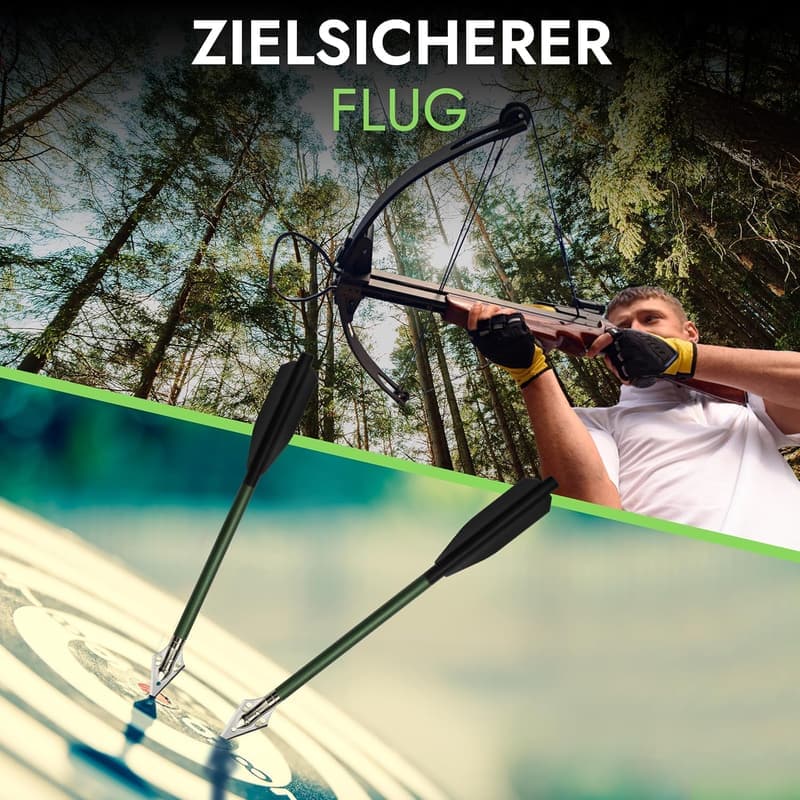 Armbrust-Pfeile mit Jagdspitzen 50-80 LBS für Präzisionsbogenschießen
