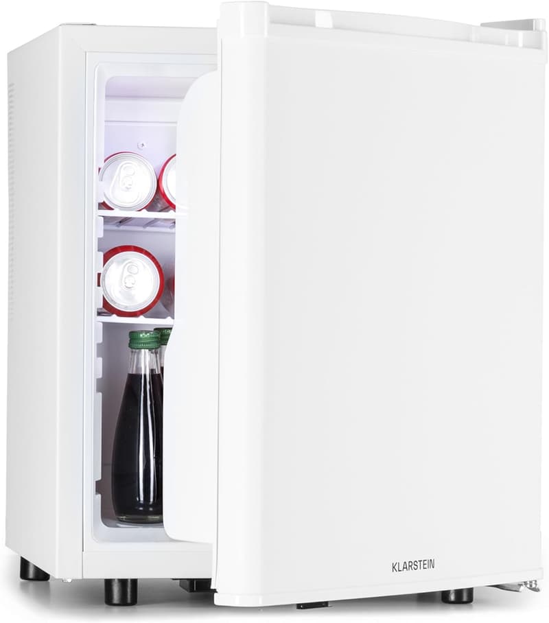 Klarstein Mini Kühlschrank 45L für Getränke & Snacks, leise und klein