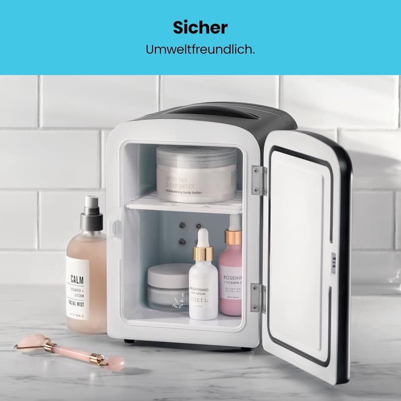 Tragbarer Mini Kühlschrank 4L – Wärme und Kühlung für Snacks und Kosmetik
