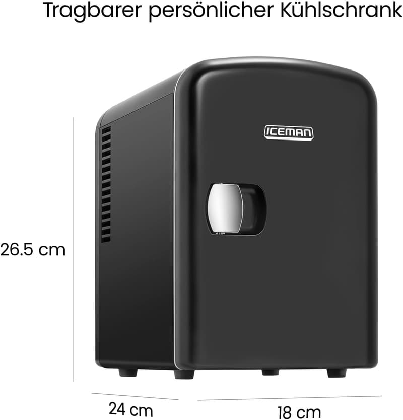 Tragbarer Mini Kühlschrank 4L – Wärme und Kühlung für Snacks und Kosmetik