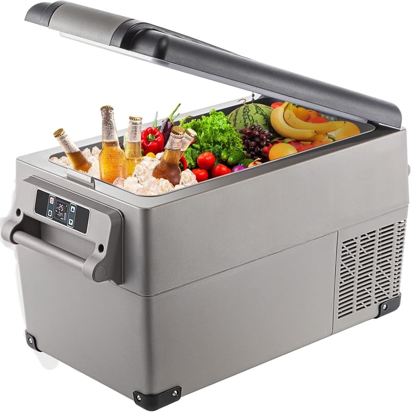 VEVOR 35L Edelstahl Auto-Kühlschrank für Urlaub und Reise
